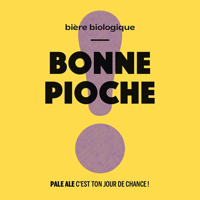 Bonne Pioche, bière biologique