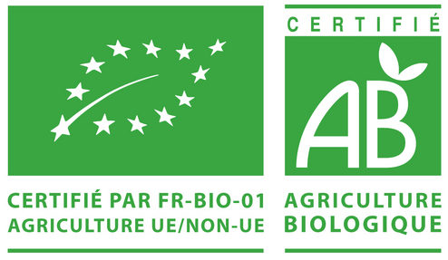 certifié par FR-BIO-01, agriculture biologique