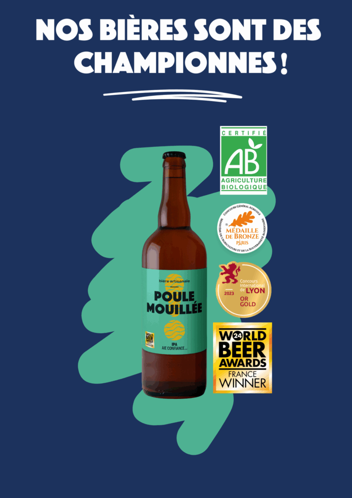 médailles beer awards concours de lyon brasserie tandem Poule Mouillée